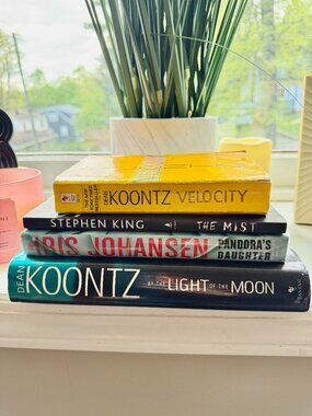 Stephen King & Dean Koontz Horror Bundle | 4 Thriller Books